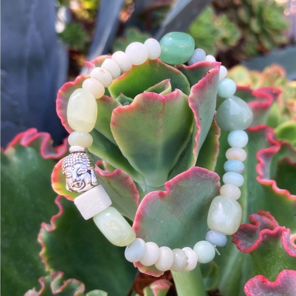 Sterling Silver Buddha Charm Bracelet - Picture 2 of 9